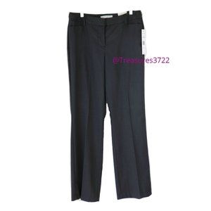 Larry Levine Platinum Missy Pants Size 10 Gray Charcoal Heather New NWT